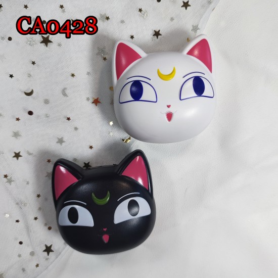 D-CA0428 CAT CONTACT LENS CASE WITH MIRROR