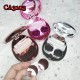 D-CA3103 COBBLESTONE MIRROR BOX CONTACT LENS CASE WITH MIRROR