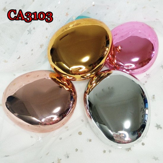 D-CA3103 COBBLESTONE MIRROR BOX CONTACT LENS CASE WITH MIRROR