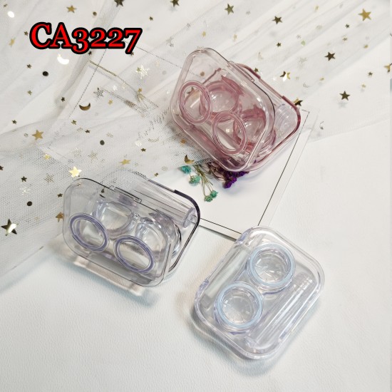 D-CA3227 ONE-BODY CLEAR CONTACT LENS CASE