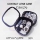 D-CA0579 2PCS CHANEL SET FLOWER TUSSES CONTACT LENS CASE WITH MIRROR