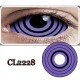 C-CL2228 22MM FULL EYE VIOLET SPRIAL SCLERA COLOR CONTACT LENS (2PCS/PAIR)