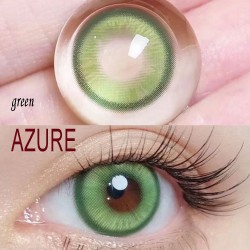 B-AZURE GREEN COLOR SOFT CONTACT LENS (2PCS/PAIR)