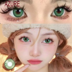 B-AZURE GREEN COLOR SOFT CONTACT LENS (2PCS/PAIR)