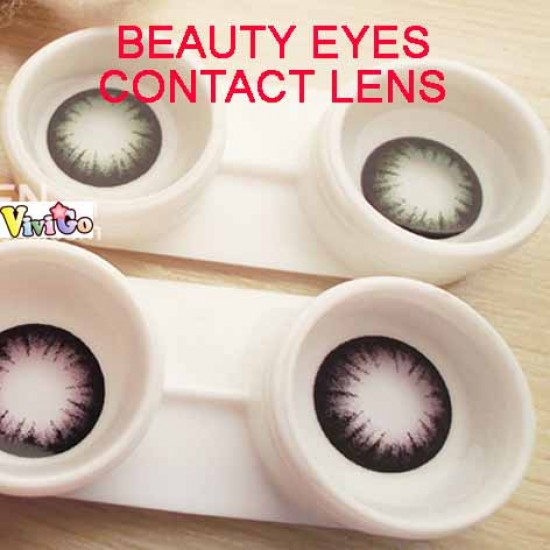 B-BEAUTY EYE BLACK COLOR SOFT CONTACT LENS (2PCS/PAIR)