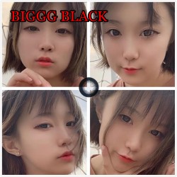 B-BIGGG BLACK COLOR SOFT CONTACT LENS (2PCS/PAIR)