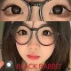 B-BLACK RABBIT COLOR SOFT CONTACT LENS (2PCS/PAIR)