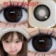 B-BLACK RABBIT COLOR SOFT CONTACT LENS (2PCS/PAIR)