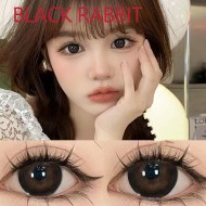 B-BLACK RABBIT COLOR SOFT CONTACT LENS (2PCS/PAIR)