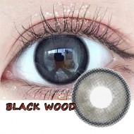 B-BLACK WOOD COLOR CONTACT LENS (2PCS/PAIR)