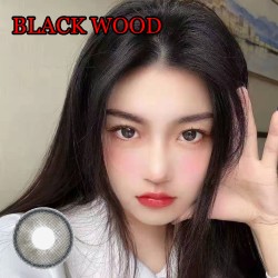B-BLACK WOOD COLOR CONTACT LENS (2PCS/PAIR)