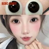 B-BOBO CANDY BLACK COLOR SOFT CONTACT LENS (2PCS/PAIR)
