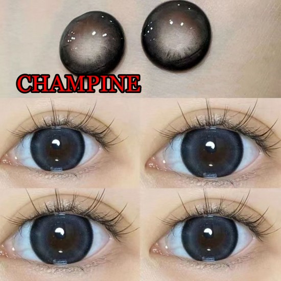 B-CHAMPINE BLACK COLOR SOFT CONTACT LENS (2PCS/PAIR)