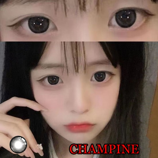 B-CHAMPINE BLACK COLOR SOFT CONTACT LENS (2PCS/PAIR)
