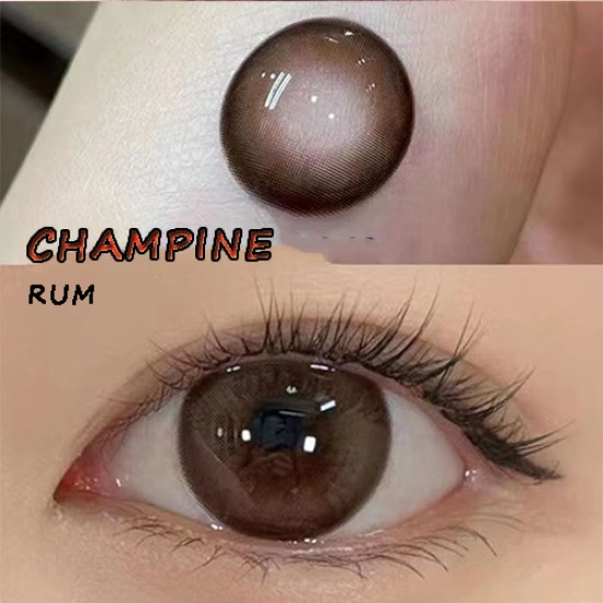 B-CHAMPINE RUM COLOR SOFT CONTACT LENS (2PCS/PAIR)
