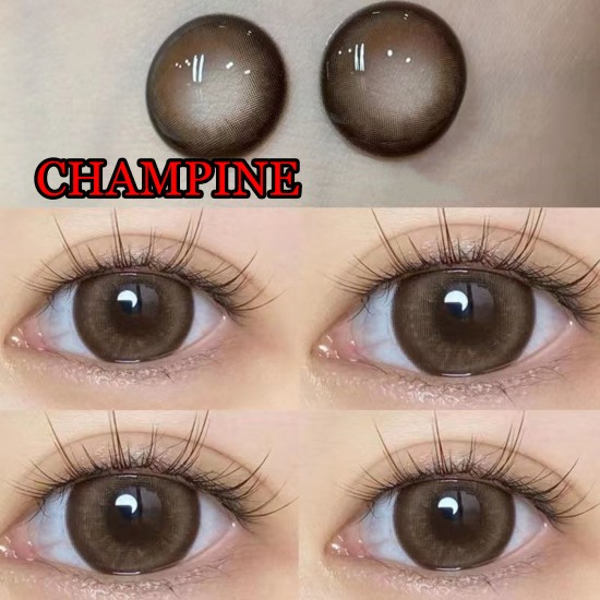 B-CHAMPINE RUM COLOR SOFT CONTACT LENS (2PCS/PAIR)