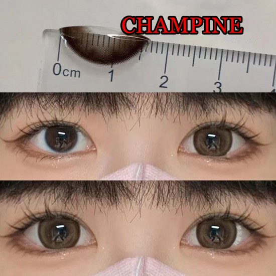 B-CHAMPINE RUM COLOR SOFT CONTACT LENS (2PCS/PAIR)