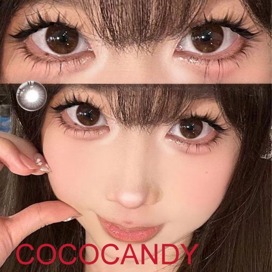 B-COCOCANDY CHOCOLATE COLOR SOFT CONTACT LENS (2PCS/PAIR)