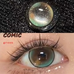 B-COMIC GREEN COLOR SOFT CONTACT LENS (2PCS/PAIR)