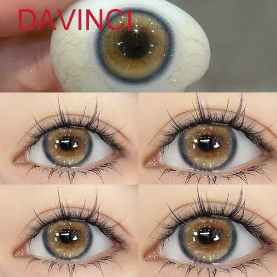 B-DAVINCI BROWN COLOR CONTACT LENS (2PCS/PAIR)