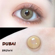 B-DUBAI BROWN COLOR CONTACT LENS (2PCS/PAIR)
