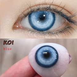 A-KOI BLUE COLOR SOFT CONTACT LENS (2PCS/PAIR)