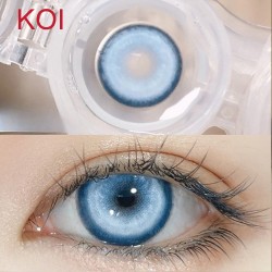 A-KOI BLUE COLOR SOFT CONTACT LENS (2PCS/PAIR)