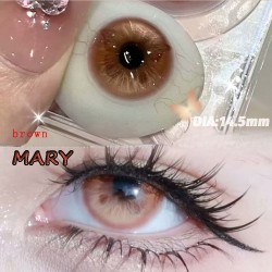 A-MARY BROWN COLOR SOFT CONTACT LENS (2PCS/PAIR)