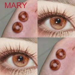 A-MARY BROWN COLOR SOFT CONTACT LENS (2PCS/PAIR)