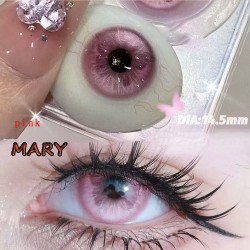 A-MARY PINK COLOR SOFT CONTACT LENS (2PCS/PAIR)