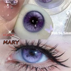 A-MARY VIOLET COLOR SOFT CONTACT LENS (2PCS/PAIR)