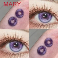 A-MARY VIOLET COLOR SOFT CONTACT LENS (2PCS/PAIR)