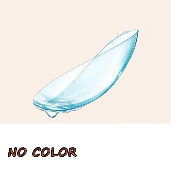B-NO COLOR (-1.00 TO -12.00) YEARLY MYOPIA CLEAR CONTACT LENS (2PCS/PAIR)