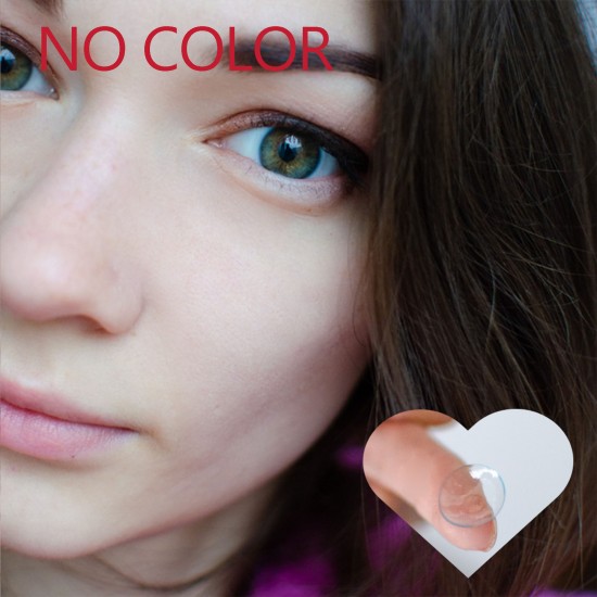 B-NO COLOR (-1.00 TO -12.00) YEARLY MYOPIA CLEAR CONTACT LENS (2PCS/PAIR)