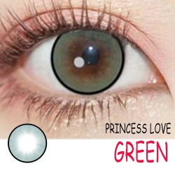 A-PRINCESS LOVE GREEN COLOR CONTACT LENS (2PCS/PAIR)