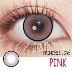 A-PRINCESS LOVE PINK COLOR CONTACT LENS (2PCS/PAIR)