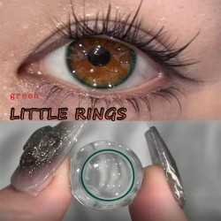 B-RINGS GREEN COLOR SOFT CONTACT LENS (2PCS/PAIR)