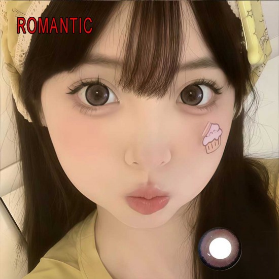 B-ROMANTIC PINK COLOR SOFT CONTACT LENS (2PCS/PAIR)