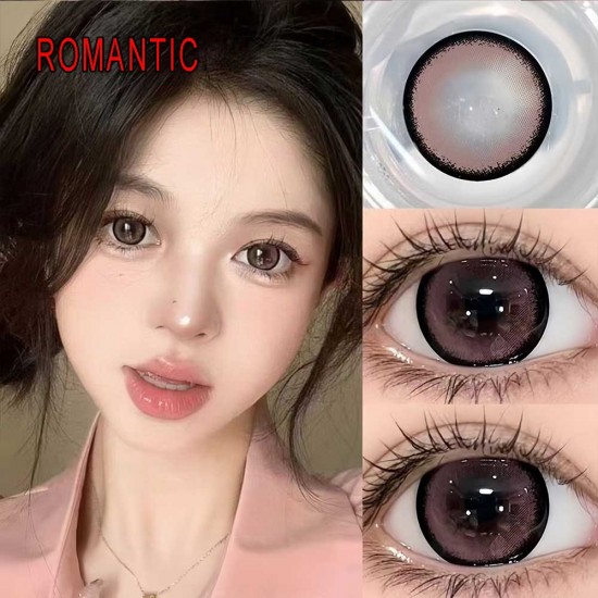 B-ROMANTIC PINK COLOR SOFT CONTACT LENS (2PCS/PAIR)