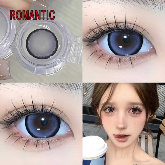 B-ROMANTIC VIOLET COLOR SOFT CONTACT LENS (2PCS/PAIR)