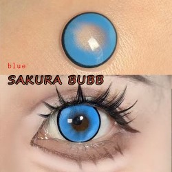 A-SAKURA BUBB BLUE COLOR SOFT CONTACT LENS (2PCS/PAIR)
