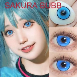 A-SAKURA BUBB BLUE COLOR SOFT CONTACT LENS (2PCS/PAIR)