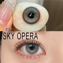 A-SKY OPERA BLUEGRAY COLOR SOFT CONTACT LENS (2PCS/PAIR)
