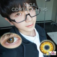 A-VIGA BROWN COLOR SOFT CONTACT LENS (2PCS/PAIR)