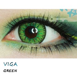 A-VIGA GREEN COLOR SOFT CONTACT LENS (2PCS/PAIR)