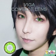 A-VIGA GREEN COLOR SOFT CONTACT LENS (2PCS/PAIR)