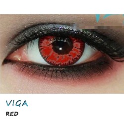 A-VIGA RED COLOR SOFT CONTACT LENS (2PCS/PAIR)