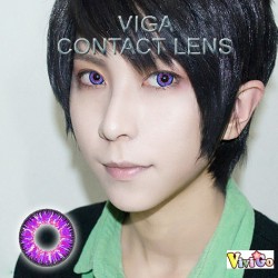 A-VIGA VIOLET COLOR SOFT CONTACT LENS (2PCS/PAIR)