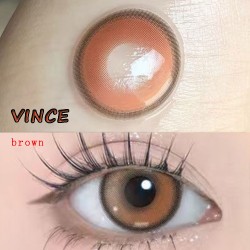 A-VINCE BROWN COLOR SOFT CONTACT LENS (2PCS/PAIR)