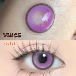 A-VINCE VIOLET COLOR SOFT CONTACT LENS (2PCS/PAIR)